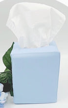 Cotton Pique Tissue Box Cover with Embroidery