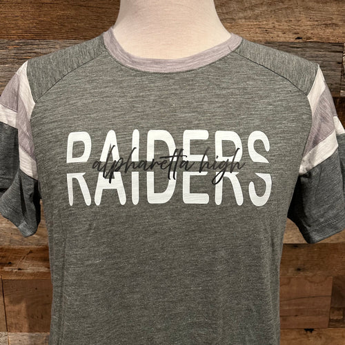 Charcoal Heather Gray S/S Jersey - Split Raiders