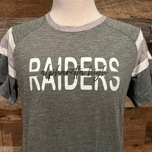 Charcoal Heather Gray S/S Jersey - Split Raiders