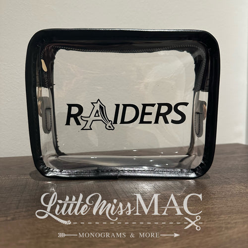 Clear PVC Crossbody Bag - Raiders