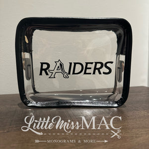 Clear PVC Crossbody Bag - Raiders