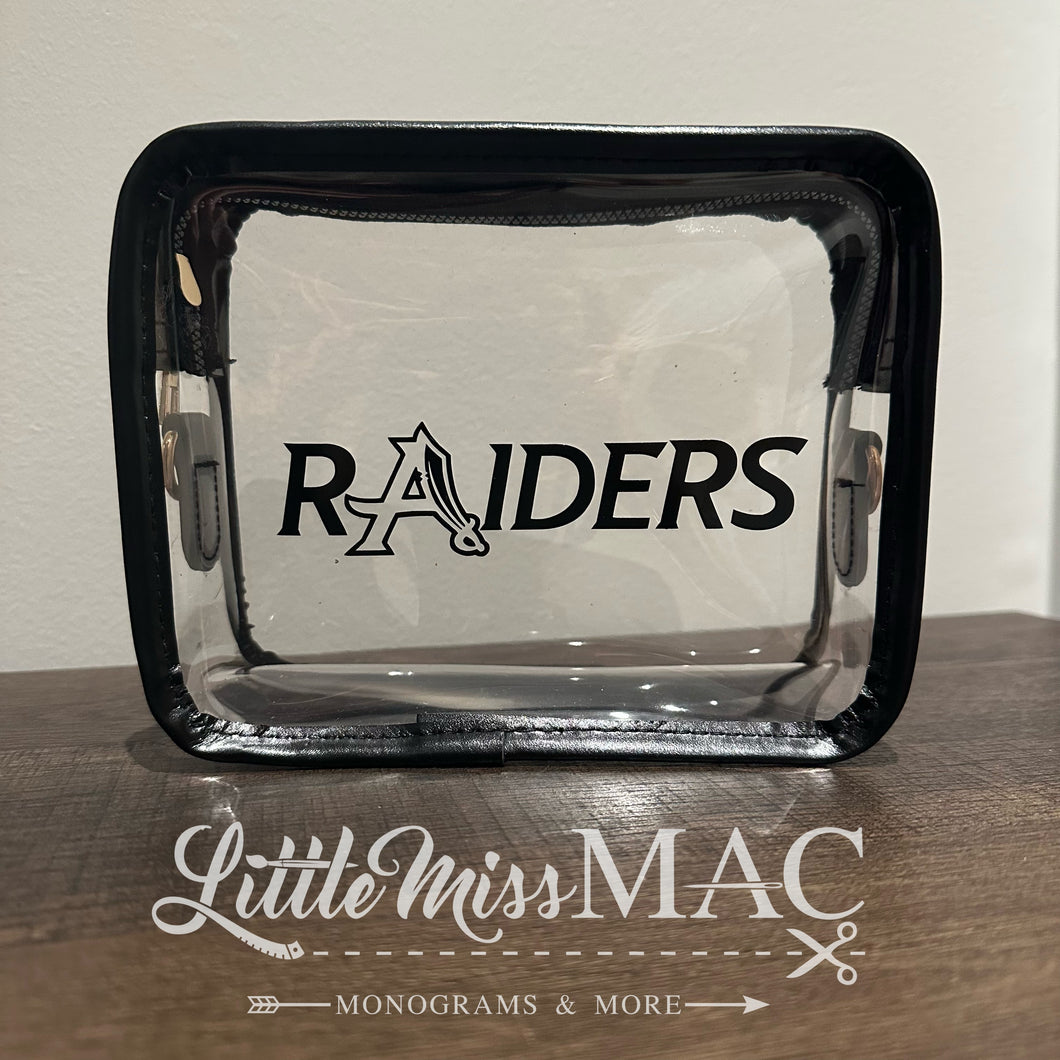 Clear PVC Crossbody Bag - Raiders