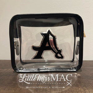 Clear PVC Crossbody Bag - "A"