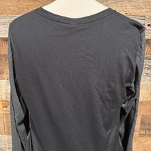Long Sleeve Heather Charcoal tee - Glitter Football Mom