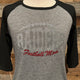 3/4 Sleeve Raglan Tee - Glitter Football Mom