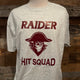 Adult Unisex S/S Heather Gray Tee - Raider Hit Squad