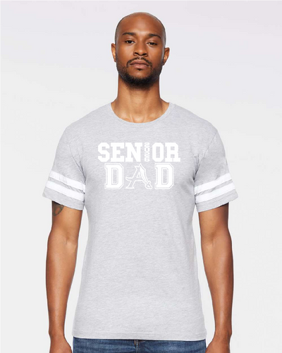 Men's Crew Neck S/S Gray Tee - Senior Dad