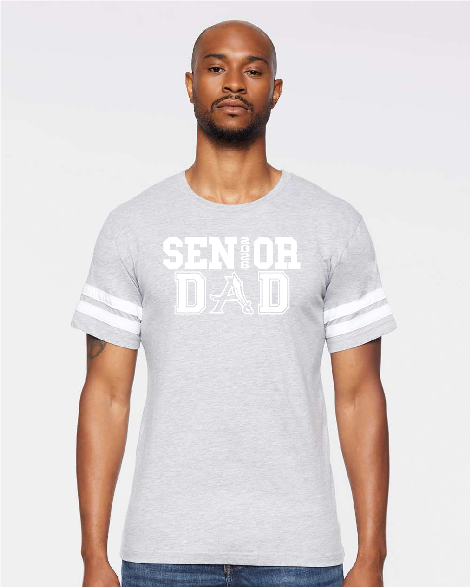 Men's Crew Neck S/S Gray Tee - Senior Dad