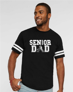 Men's Crew Neck S/S Black Tee - Senior Dad