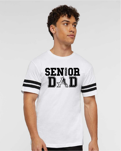 Men's Crew Neck S/S White Tee - Senior Dad